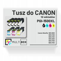 Rašalo kasetės Canon Maxify MB2050/MB2750/MB2150/MB2350, PGI-1500XL, 10 vnt.