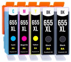Rašalinės kasetės HP 655XL, 5 vnt., DeskJet 3525/4615/5525/6525