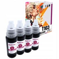 Rašalo kasetės Epson L3151/L3160, juodos, 4 vnt., EcoTank