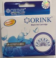 Rašalinė kasetė Orink Epson T0711 juoda, suderinama su SX100, SX105, SX110, SX510, DX4000, DX4400, DX5000, DX6000, 7400 spausdintuvais