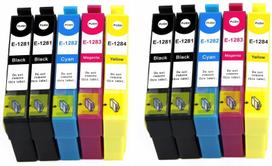 Epson x10 T1281 juodo rašalo kasetė, S22, SX125, SX130, SX230, SX235W, SX425W, SX430 spausdintuvams