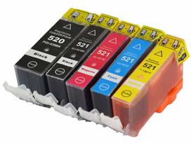 Rašalo kasetės Canon CLI521/PGI520, 5 vnt., tinka MP550/MP620/MP630/MP640