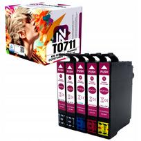 Rašalo kasetės EPSON D92, SX105, SX415, DX8450, T0711-T0714, 5 vnt.