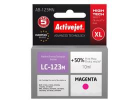 Rašalinė kasetė ACTIVEJET LC123M, suderinama su Brother DCP-J4110DW, MFC-J6520DW, J6920DW