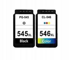 Rašalinės kasetės Canon PG 545 XL ir 546 XL, tinka iP2850, 2950, TS3350, MG2450, 2455, 2550