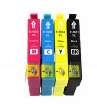 Rašalo kasetės Epson T1631-T1634, 4 vnt., tinka WF-2010W, WF-2530WF, WF-2660DWF, WF-2760DWF