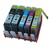 Rašalo kasetės HP 655, 5 vnt., tinka DeskJet Advantage 3525, 4615, 5525