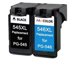 Rašalinės kasetės Canon PG 545 XL ir 546 XL, tinka iP2850, MG2450, MG2455, MG2550, MG2950, TS3350