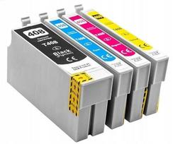 Rašalo kasečių rinkinys Epson 408 T408 T408L T408XL T09K1 T09J1 WF-C4810DTW, 4 vnt.