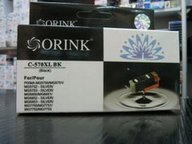 Rašalinė kasetė Orink 570XL juoda, suderinama su Canon PIXMA MG5700, MG5750, MG6800, MG6850, MG7700, MG7750