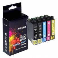 Rašalo kasetės MASMO Epson T502 XL, 5 vnt., suderinamos su XP-5100, XP-5150, XP-5155, WF-2800, WF-2860