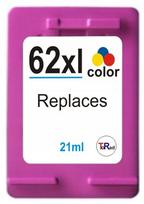 Rašalinė HP 62XL spalvota, tinka Envy 5540, 5640, 7640, OfficeJet 200, 250, 252, 5740, 8040