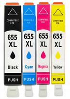 Rašalų rinkinys 4 vnt HP 655 XL, tinka DeskJet Advantage 3525, 4615, 5525