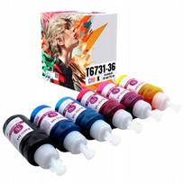 Rašalo rinkinys Epson T6731–T6736, 6 spalvų, tinka EcoTank L800, L805, L810, L850, L1800