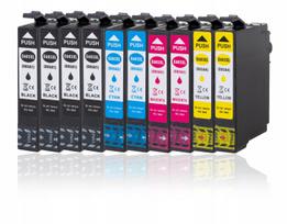 Rašalo kasetės EPSON 603XL, 10 vnt., tinka XP-3100, WF-2810, XP-2100