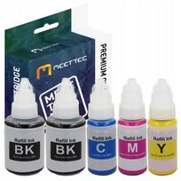 Rašalo kasetės Canon GI-490, spalvų CMYK, 5 vnt., tinka PIXMA G3400/G3410/G3411
