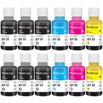Rašalo kasetės rinkinys GT51 GT52 XL, tinka HP Smart Tank 500, 518, 618, Ink Tank 415, 419