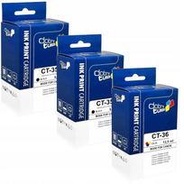 Rašalo kasetės Canon Pixma iP100, iP110, TR150, su chip, PGI-35, CLI-36, 3 vnt.