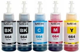 Rašalo rinkinys Epson T6641-T6644 XL, 5 vnt., Ecotank L3070/L3060/L3050
