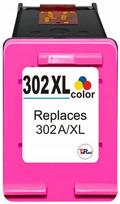 Rašalo kasetė HP 302 XL spalvota, tinka DeskJet 1110, 2130, 3630, 3830, 4520 ir Envy 4520, 4522