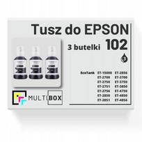 Rašalo kasetė EPSON 102 BK, 3 vnt., tinka EcoTank ET-2750/ET-2850/ET-3850/ET-4850/ET-2700