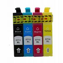 Rašalo kasetės Epson T0711, 4 vnt., tinka Stylus DX8400, DX8450, DX9000