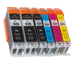 Rašalo kasetės CANON Pixma MG5750/MG6850/MG7750 XL, 6 vnt.