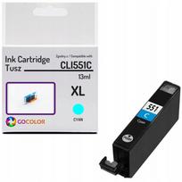 Rašalo kasetė CANON CLI-551C/CLI-551XL, suderinama su MG7551, IP8700, IP8750, IP7250
