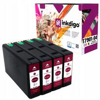 Rašalo kasetės, suderinamos su EPSON WorkForce Pro WF4630 / WF5690, 4 vnt.