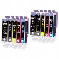 Rašalo kasetės Canon MX850, IP3300, IP3500, IP4200, IP4300, IP5200 spausdintuvams, XL, 10 vnt.
