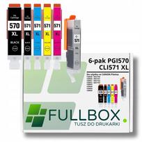 Rašaliniai kasetės Canon Pixma MG7750 TS8050 TS9050 MG7751, 6 vnt., PGI-570 CLI-571 XL