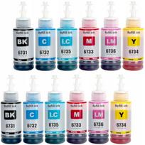 Rašalo rinkinys 12 vnt EPSON ECOTANK 673 XL, L800, L805, L810, L850, L1800