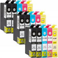 Rašalo kasetė XL T1291, skirta EPSON SX230, SX235w, BX305, SX435w, SX440w, WF-3010DW, 3520DWF spausdintuvams