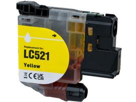 Rašalas Brother LC521Y didelės išeigos, DCP-J1260W, DCP-J1310DW, DCP-J1360DW spausdintuvams