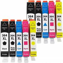 Rašalo kasetės HP 364 XL, 10 vnt., tinka Deskjet 3070A, Photosmart 5510