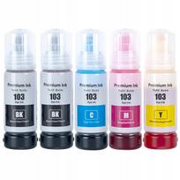 Rašalo rinkinys EPSON 103 EcoTank, 5 spalvos, tinka L3160, L3150, L3110, L3210, L3251, L3256