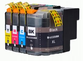 Rašalo kasetės Brother LC22U, 4 vnt., DCP-J785DW / MFC-J985DW