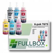Rašalo kasečių rinkinys EPSON 673 T673, 6 vnt., EcoTank L805/L1800/L850/L800/L810/ITS