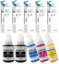 Rašalo kasetės Canon GI-490, 5 vnt., tinka PIXMA G1400, G2400, G3400, G4400