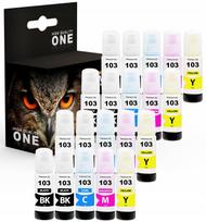 Rinkinys: 20 vnt. rašalo EPSON 103 XL EcoTank L3160, L3150, L3110, L3210, L3251, L3256 spausdintuvams