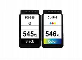 Rašalo kasetės Canon PG 545XL ir CL 546XL, suderinamos su iP2850, MG2450, MG2455, MG2550, MG2950, TS3350, rinkinys