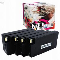 Suderinama rašalinė kasetė Inkdigo XL 712XL, HP DesignJet Studio 24", TÜV sertifikuota