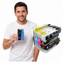 Rašalo kasetės rinkinys Brother LC1240, LC1280, J525W, J925D spausdintuvams