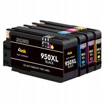 Rašalo kasetės HP 950XL, 4 vnt., OfficeJet Pro 8100/8600/8610/8620/8630/8640/251dw/276dw