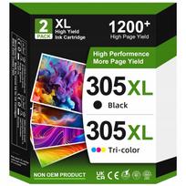 Rašalinė kasetė HP 305XL juoda ir spalvota, pakaitinė