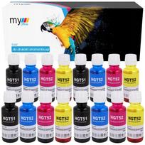 Rašalinė kasetė GT51 GT52 CMYK, skirta HP Ink Tank 310, 416, 418, Smart 500, 515, 525, 670, 725
