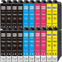 Rašalo kasetės 603 XL Epson XP-2105, XP-2150, XP-2155, XP-3150, XP-3155, XP-4150 spausdintuvams