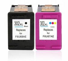 Rašalo rinkinys HP 302XL 1110/2130/3630/4520, juodas ir spalvotas