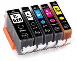 Rašalinės kasetės XL Canon IP3600, IP4600, IP4700, MP540, MP550, MP560, MP620, MP630, MP640 spausdintuvams