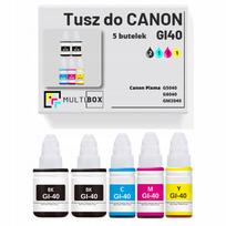 Rašalo kasečių rinkinys Canon Pixma G5040 G6040 GM2040, 5 vnt., GI-40